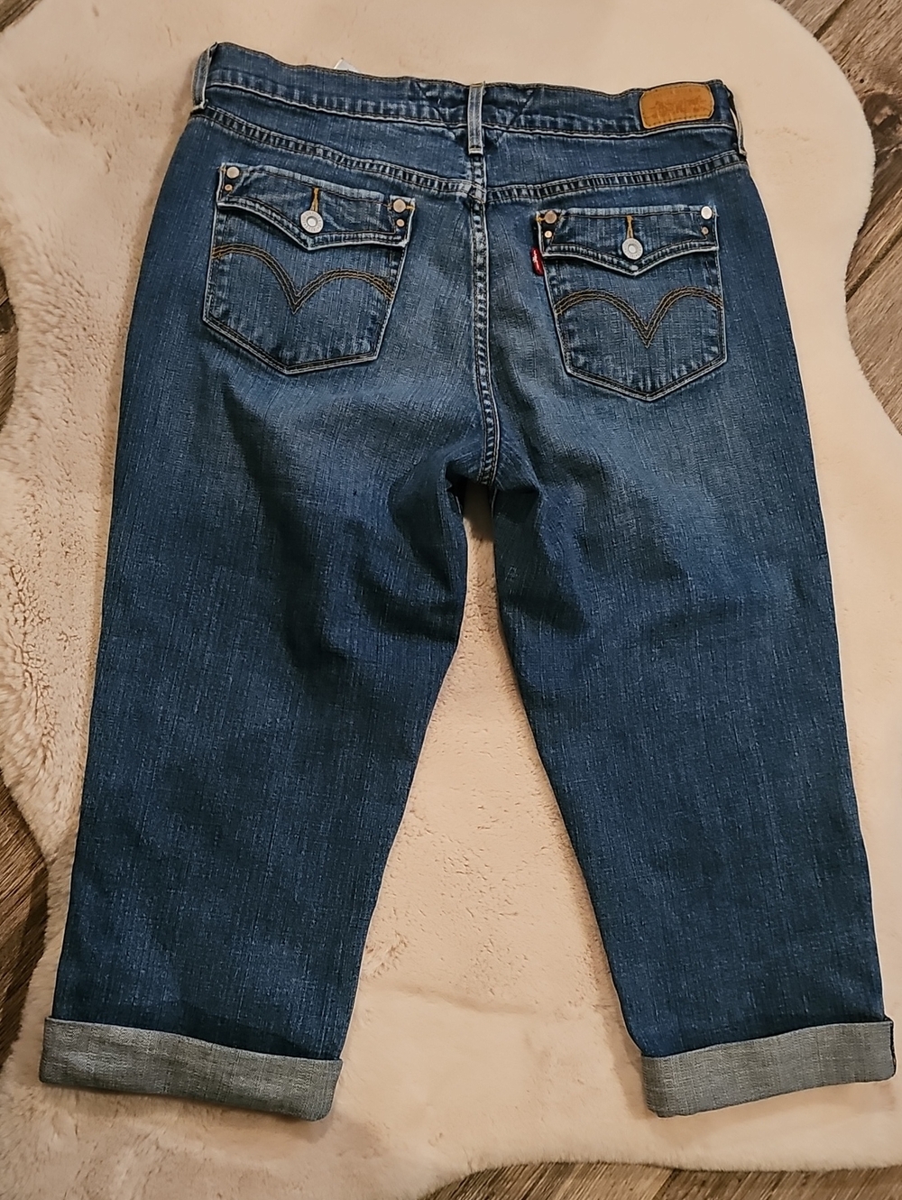 Levi's Blue Women's Capri Jeans